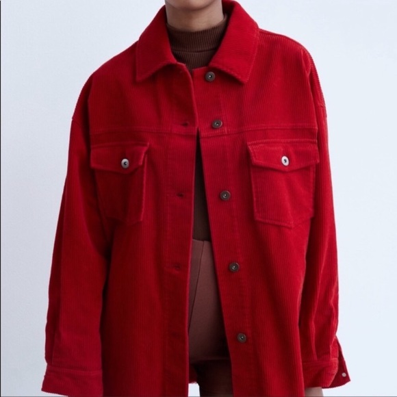 ZARA corduroy overshirt - Picture 10 of 11